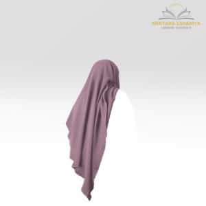 Librairie musulmane - khimar binti pointe rose nude